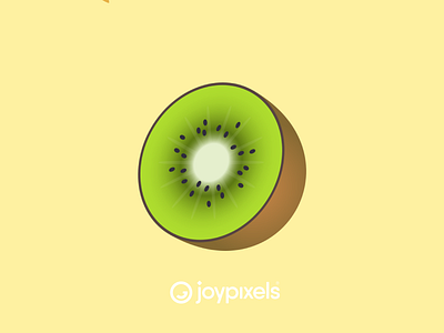 The JoyPixels Kiwi Emoji - Version 4.5 character emoji food fruit fruit illustration icon illustration kiwi kiwifruit