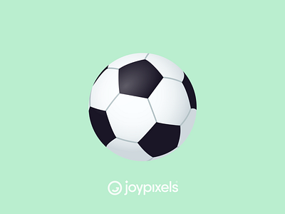 The JoyPixels Soccer Ball Emoji - Version 4.5 character emoji football futbol icon illustration reaction soccer soccer ball sport sports