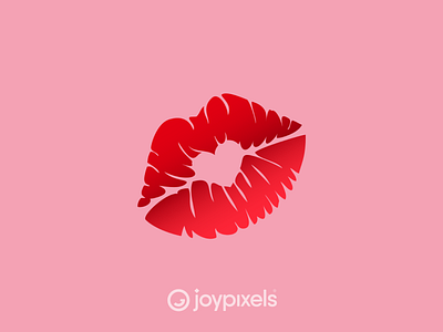 The JoyPixels Kiss Mark Emoji - Version 4.5 emoji glyph graphics heart icon illustration kiss kisses lip lips lipstick red lipstick vector