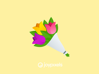 The JoyPixels Bouquet Emoji - Version 4.5 bouquet character emoji emojis floral flower flower illustration flowers glyph graphic icon illustration vector