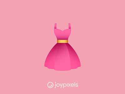 The JoyPixels Dress Emoji - Version 4.5 character dress dress up emoji glyph graphic icon illustration skirt vector