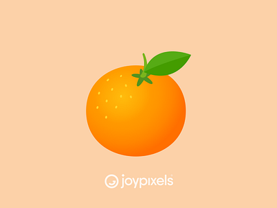 The JoyPixels Tangerine Emoji - Version 4.5 emoji emojis food fruit fruit illustration fruit logo fruity glyph graphic icon illustration orange vector