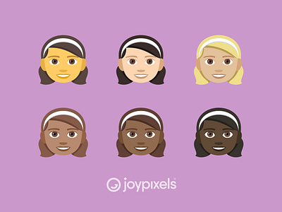 The JoyPixels Girl Emoji - Version 4.5 character characters child diverse diversity emoji emojis girl icon icons illustration reaction skin tone skin tones woman