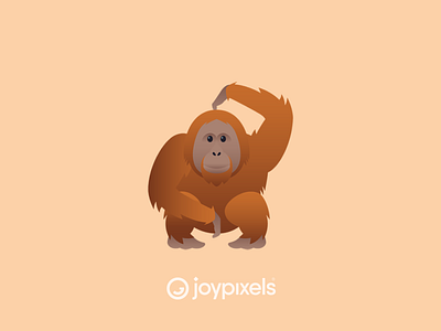 The JoyPixels Orangutan Emoji - Version 5.0 animal animals character emoji emojis glyph gorilla graphic icon illustration mammal monkey monkeys orangutan reaction