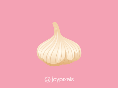 The JoyPixels Garlic Emoji - Version 5.0 character emoji emojis garden garlic glyph graphic icon illustration onion vegetable veggie