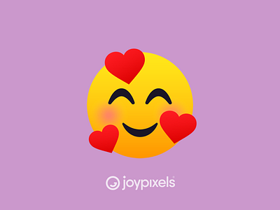 The JoyPixels Face with 3 Hearts Emoji - Version 5.0 character emoji emojis face fun glyph graphic heart hearts icon illustration kisses love reaction smile smiley smiley face