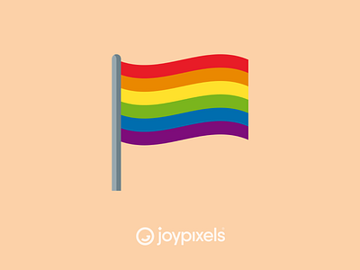 The JoyPixels Rainbow Flag Emoji - Version 5.0