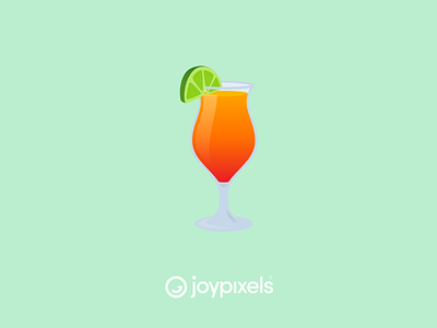 The JoyPixels Tropical Drink Emoji - Version 5.0 daquiri drink drink emoji drinks emoji food and drink glass icon illustration lime mai tai margarita margaritas tropical drink