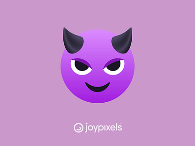 The JoyPixels Smiling Face with Horns Emoji - Version 5.0 character design devil devil horns emoji emojis face fun glyph graphic horns icon illustration naughty reaction smiley smiley face vector