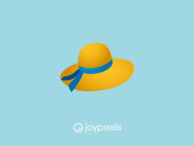 The JoyPixels Womans Hat Emoji - Version 5.0