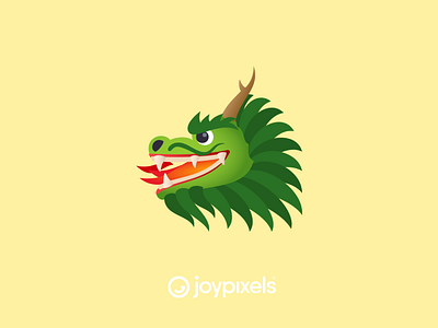 The JoyPixels Dragon Face Emoji - Version 5.0 animal character dragon drawing emoji emojis face glyph graphic icon illustration lizard reaction