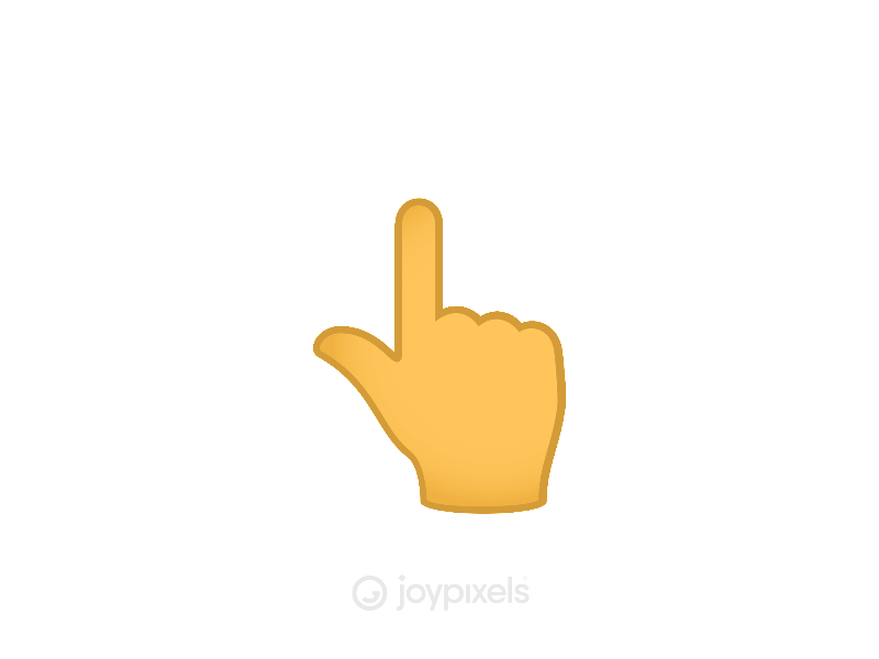 The JoyPixels Hand Pointing Up Animation after affects after effect after effects animated animated emoji animatedgif animation animation 2d animation design emoji fingers gif hand hands icon pointing