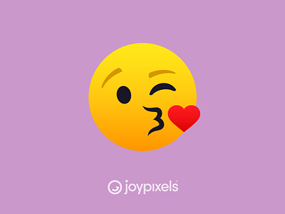 The JoyPixels Face Blowing a Kiss Emoji - Version 5.0 character emoji emojis face fun glyph graphic heart icon illustration kiss kissing kissy face love reaction smiley smiley face