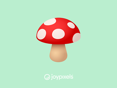 The JoyPixels Mushroom Emoji - Version 5.0 character emoji fungi fungus glyph graphic icon illustration mushroom mushrooms plant shroom toadstool