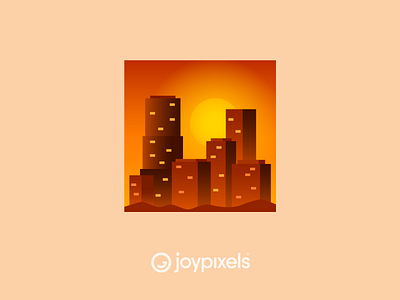 The JoyPixels Sunset Emoji - Version 5.0