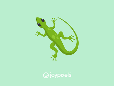 The JoyPixels Lizard Emoji - Version 5.0 animal animal art animal illustration animals character emoji emojis gecko glyph graphic icon illustration lizard reptile vector
