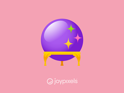 The JoyPixels Crystal Ball Emoji - Version 5.0 crystal crystal ball crystals design emoji emojis fortune fortune teller glyph graphic icon illustration sparkles sparks vector