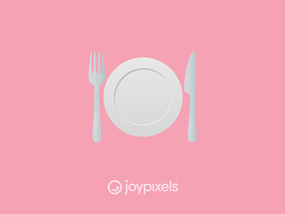 The JoyPixels Fork and Knife with Plate Emoji - Version 5.0 clipart design dinner emoji emoji design emojis food fork glyph graphic graphic design icon illustration knife plate vector