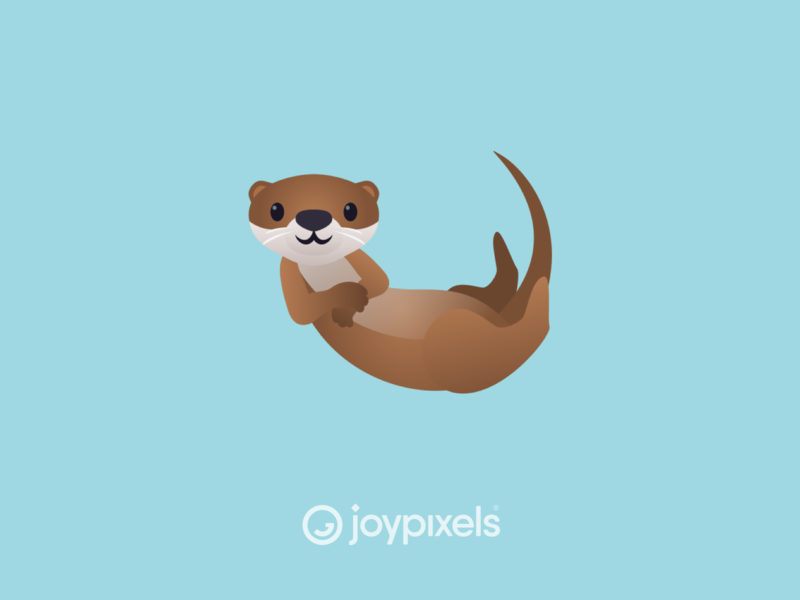 The JoyPixels Otter Emoji - Version 5.0 animal animal art animal illustration animals character creature emoji emojis graphic icon illustration otter otters sea