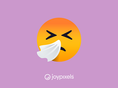 The JoyPixels Sneezing Face Emoji - Version 5.0