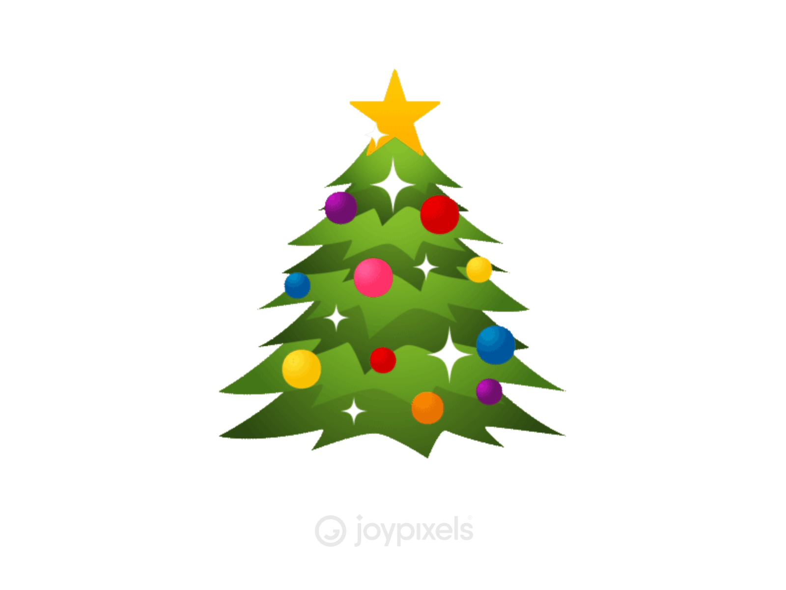 The JoyPixels Christmas Tree Emoji Animation - Version 3.0 adobe after affects aftereffects animated animated emoji animation animation design christmas christmas tree december emoji emojis holiday holidays icon tree