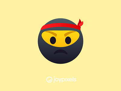 The JoyPixels Ninja Face Emoji - All Smiles 1.0 character costume emoji emojis glyph graphic halloween icon illustration mask ninja reaction smile smiles smiley smiley face smileys vector vector art