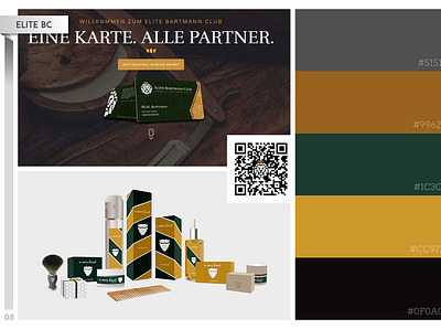 Elite Bartmann Club artwork business card colour palette concept concept art concept design conceptual illustration layout layout design logo online online shop package design packaging packaging design product design