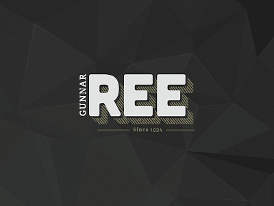 Gunnar Ree - Logo branding design logo redesign