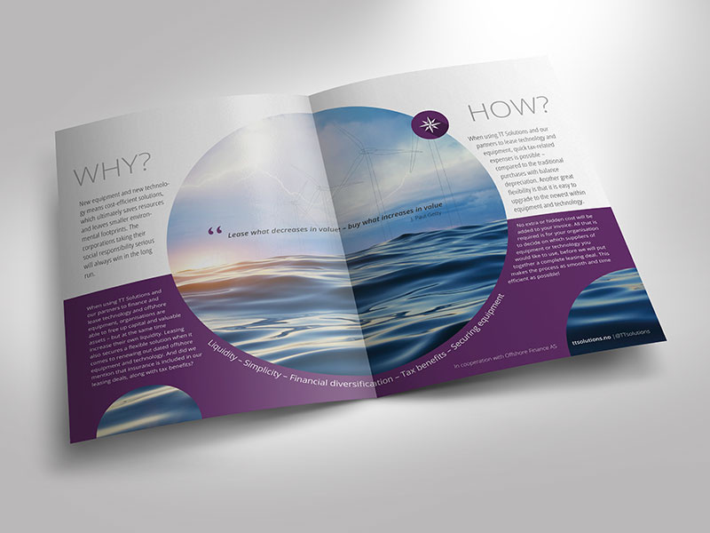 TT Solutions - broqure design concept art direction broqure