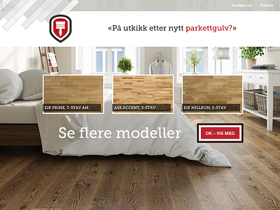 Andresen hardwood flooring art direction campaign design flooring hardwood ui ux webdesign