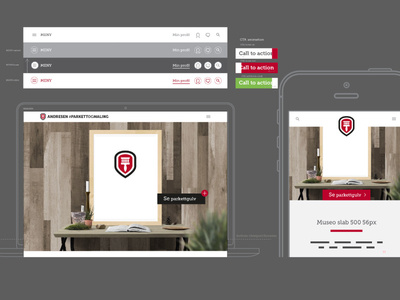 Website wireframe design