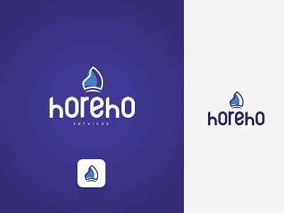 Horeho gas illustration logo