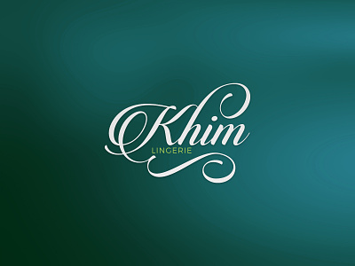 KHIM - Lingerie Store lingerie logo typgraphy