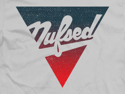 upsidedown try nufsed t shirtdesign