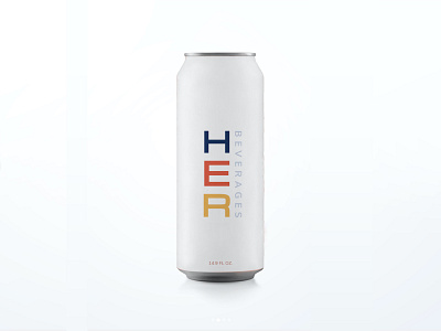 Her Beverages branding logo product