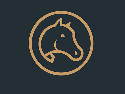 Chevalon Horse branding icon illustration logo