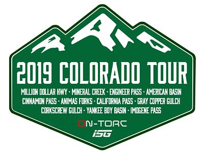 2019 Colorado Tour Sticker design illustration