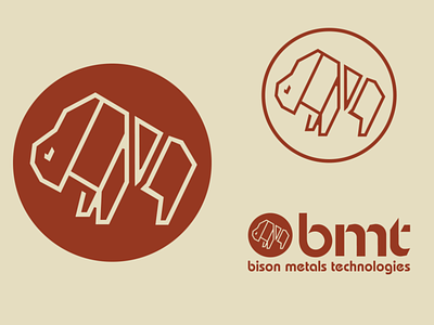 Bison Metals Logo bison branding buffalo design illustration logo oklahoma