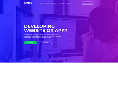 Accion Homepage