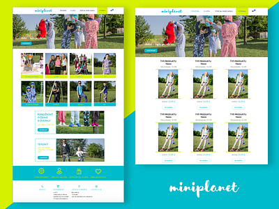 Eshop design Miniplanet design eshop logodesign