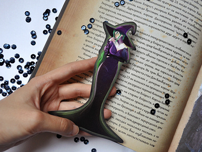 "Dark Witch" bookmark adobe photoshop art artwork bookmark bookmarks character art design draw illustration magic original art original character paint witch графический дизайн дизайн изобразительное искусство иллюстрация книжная закладка полиграфия