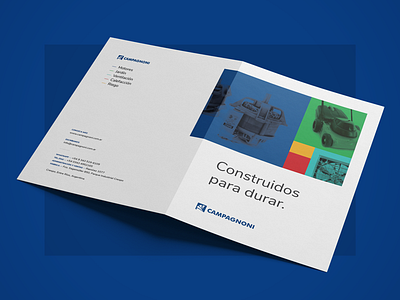 Campagnoni stationery catalog catalog design print visual design