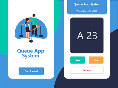 Queue App System for Mobile