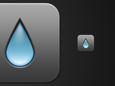 Hydrate Icon app hydrate ios iphone water