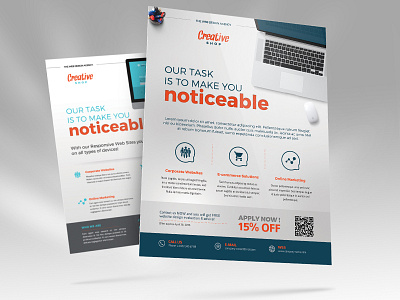 Web Design Agency Flyer