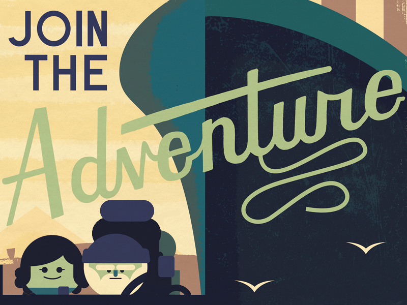 Postcard Adventure by Owen Davey on Dribbble