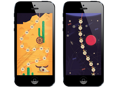 TwoDots Desert/Space app desert space