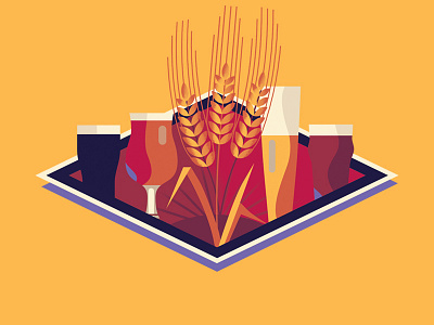 Beer For All Seasons Logo beer logo wheat