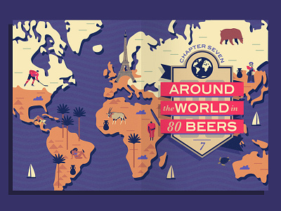 Beer For All Seasons #7 globe map world