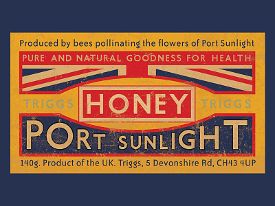 Retro Honey Label honey label retro vintage